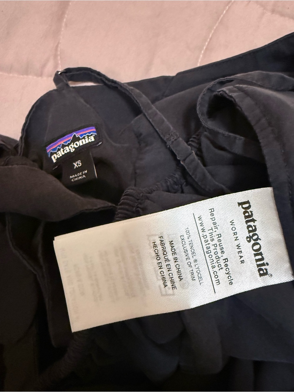 Patagonia Black Spaghetti-Strap Harem Jumpsuit - Picture 9 of 9